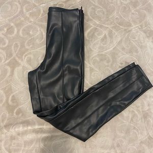 ZARA Faux Leather Leggings